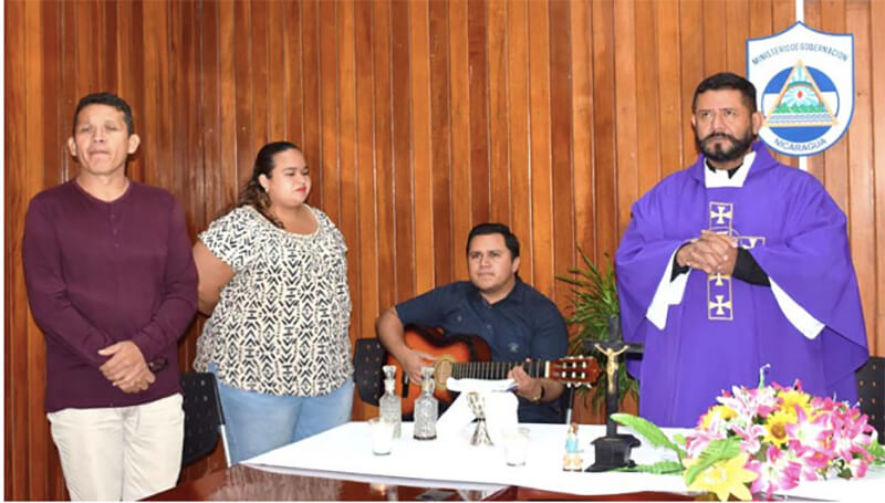 presos-nicaragua-misa-por-videoconferencia